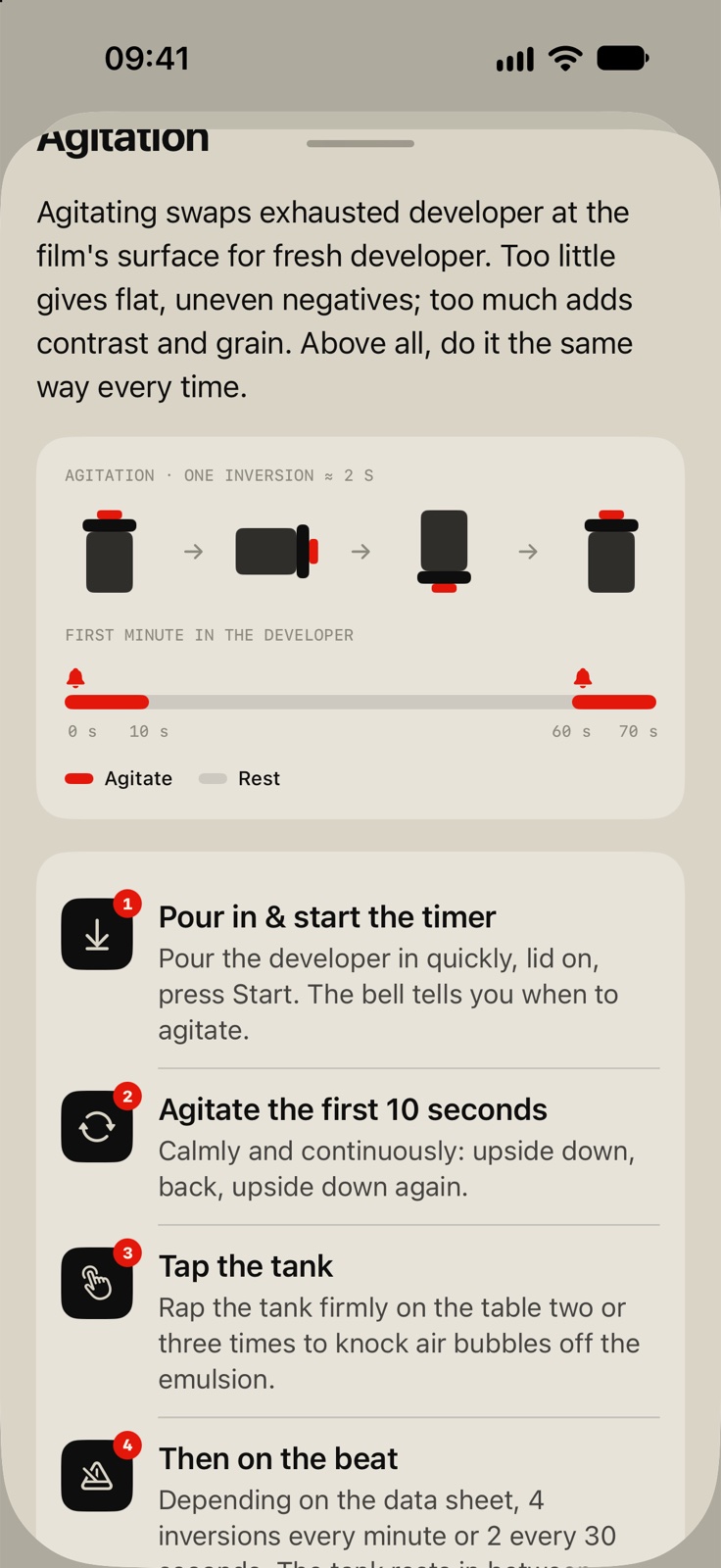 Develop Lab – iOS app for developing film (3)
